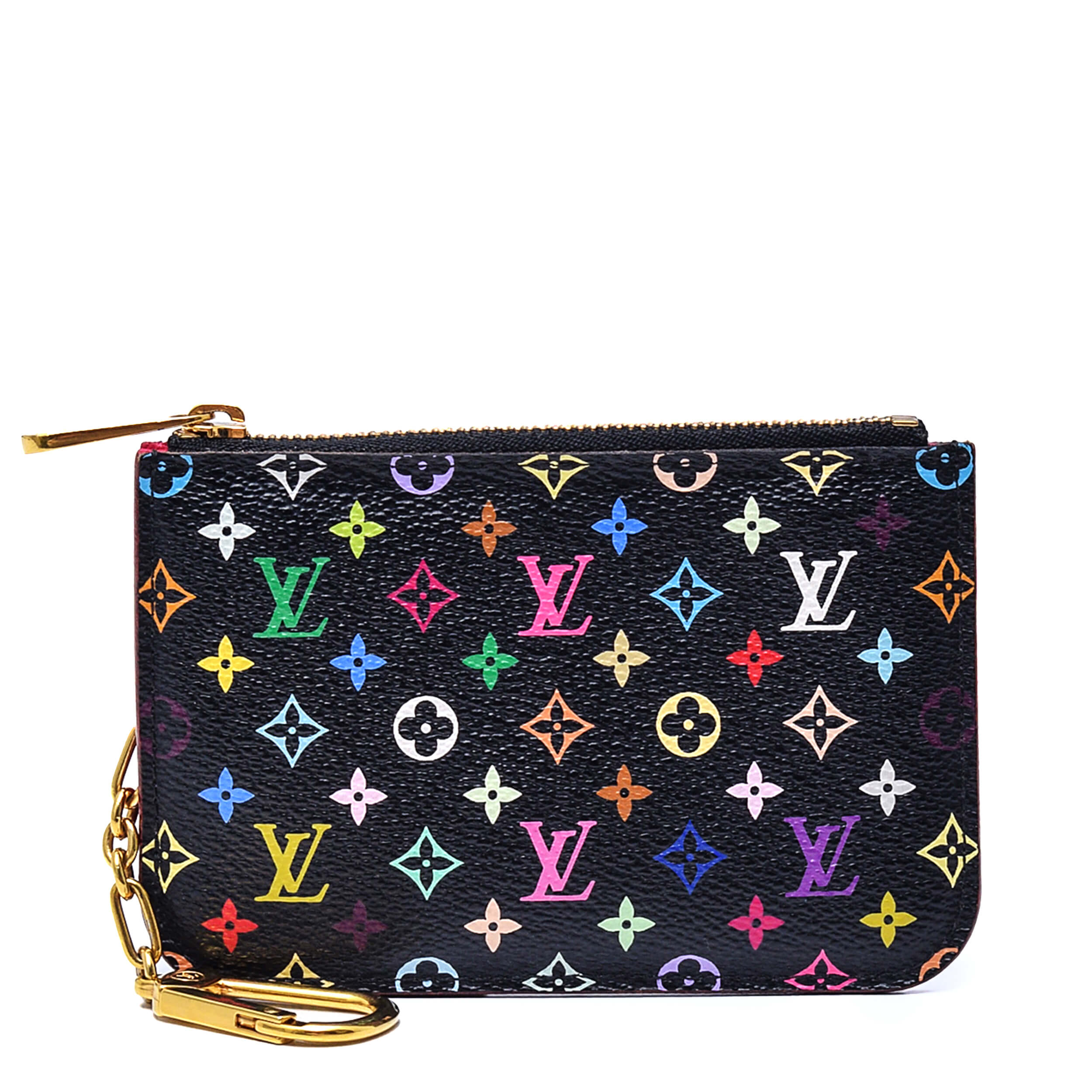 Louis Vuitton - Black Multicolor Monogram Card Holder